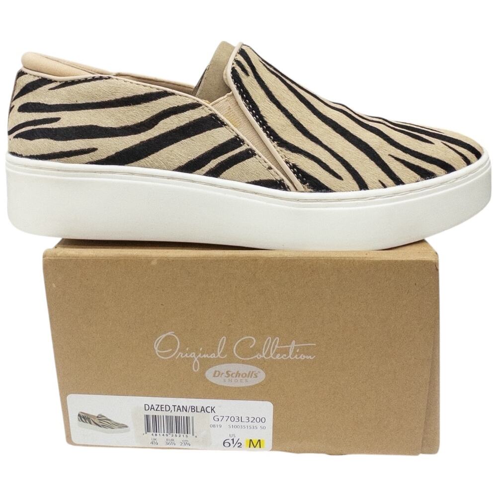 Dr Scholls Dazed Calf Hair Sneakers Loafer Original Collection  Women's Size 6.5